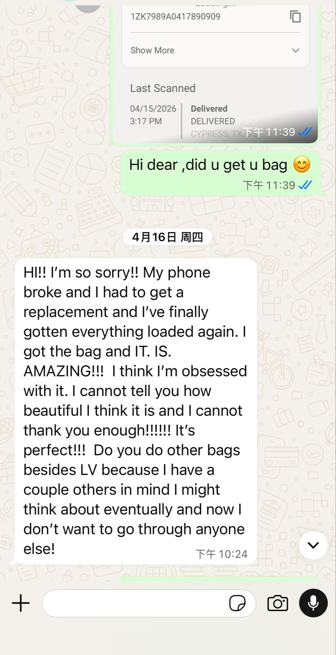 Customer review screenshot 9